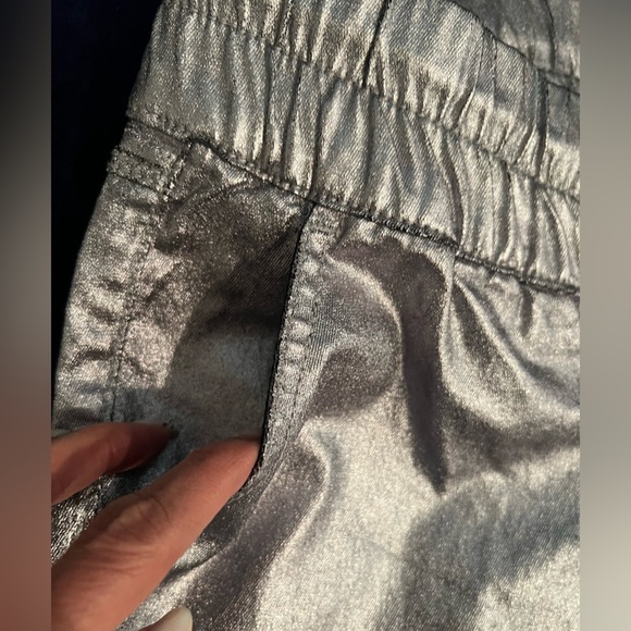 JUICY COUTURE easy skinny coated pants in silver, Size 2, 6, 14 NWT - Picture 5 of 16
